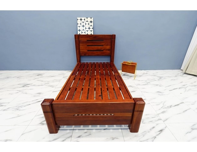 實木3.5尺單人加大床架